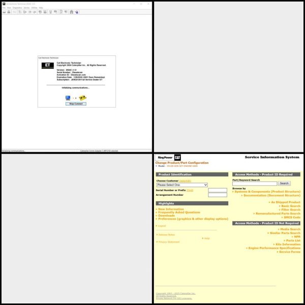 Cat SIS (2022) + Cat ET 2025A